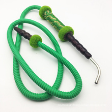 1.8m Metal Head Design Wooden Green Hookah Shisha Hose (ES-HH-010-2)